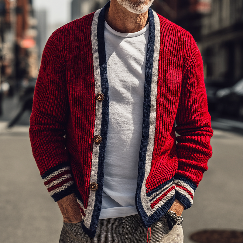 Alaric™ | Retro Kardigan z Dzianiny